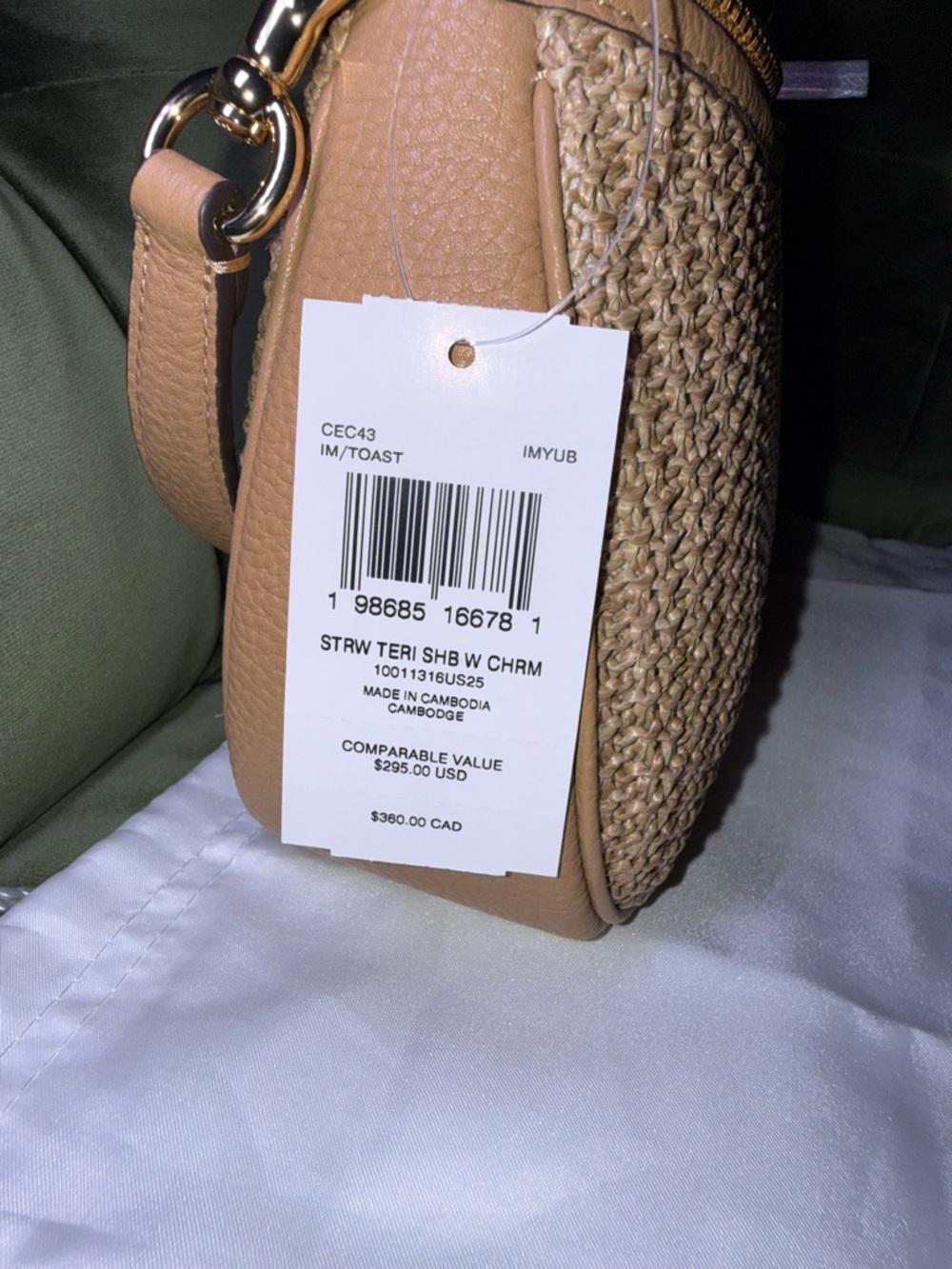 Coach Outlet Teri Shoulder Bag With sunflower Charm ☀️ - Picture 10 of 15